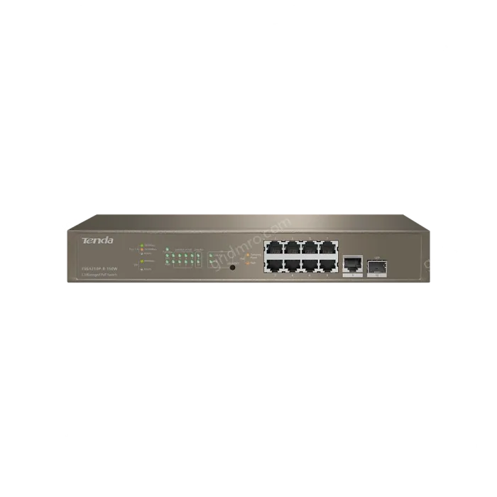 L3 Managed PoE Switch 9 Base-T Ethernet ports,1 SFP ports